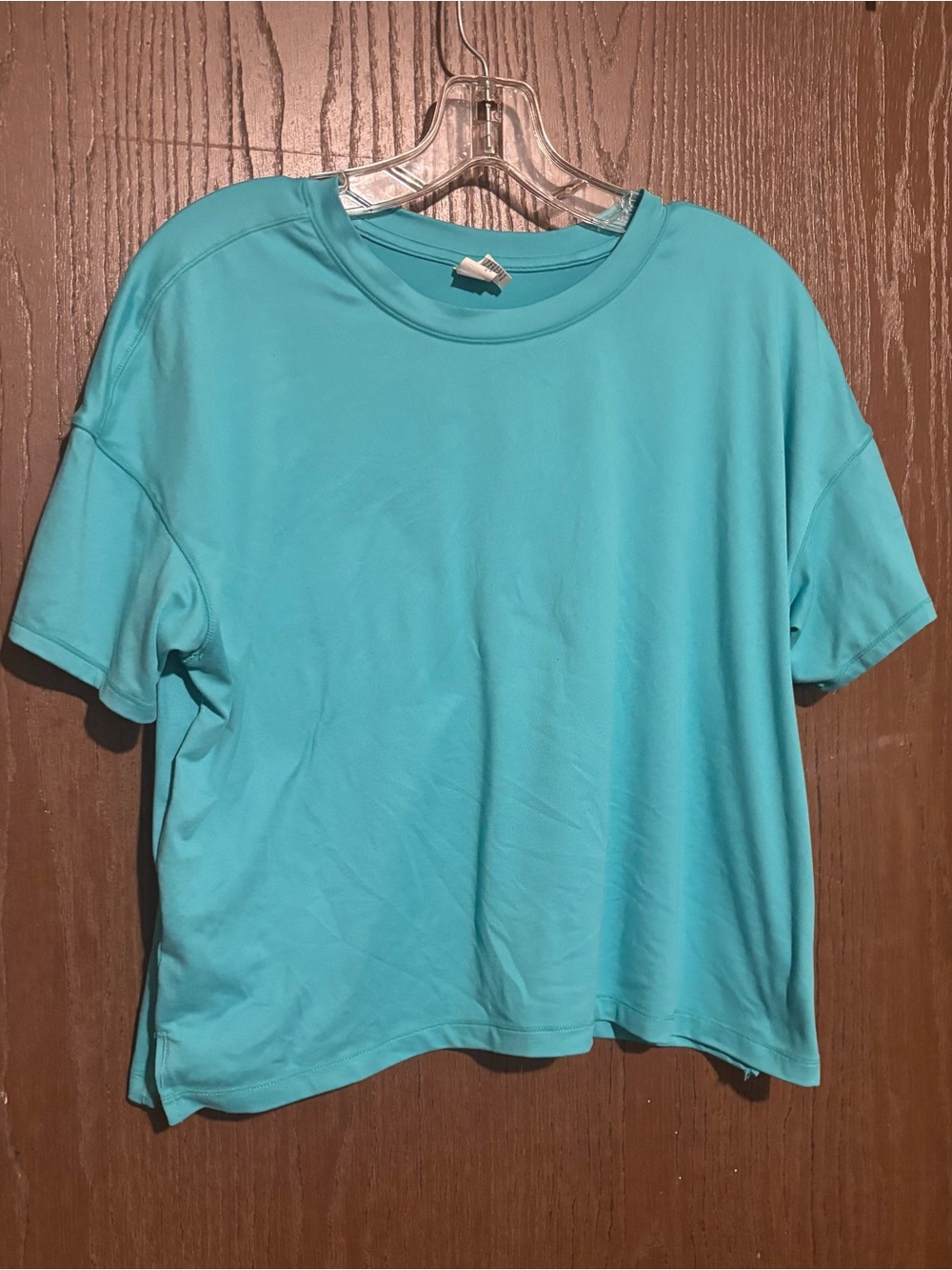 Yogalicious Short Sleeve Tee in Bright Turquoise